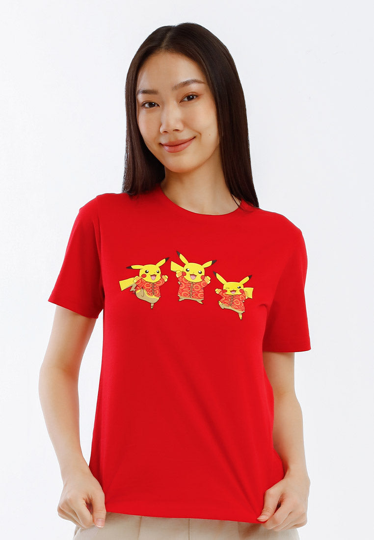 Forest x Pokemon Cotton Round Neck CNY Tee Men / Ladies / Kids  - FP21025 / FP821025 / FPK21025