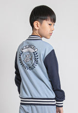 Forest X Garfield 320GSM Heavy Weight Cotton Terry Baseball Jacket Men /Ladies / Kids Sweater- FG30002/FG830002/FGK30002