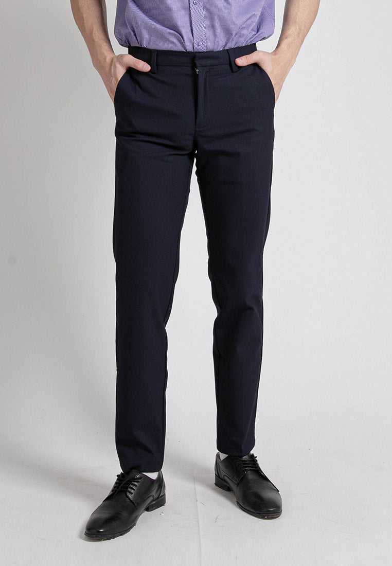 Alain Delon Slim Fit Flat Front Slacks Pants - 11022005 – Forest