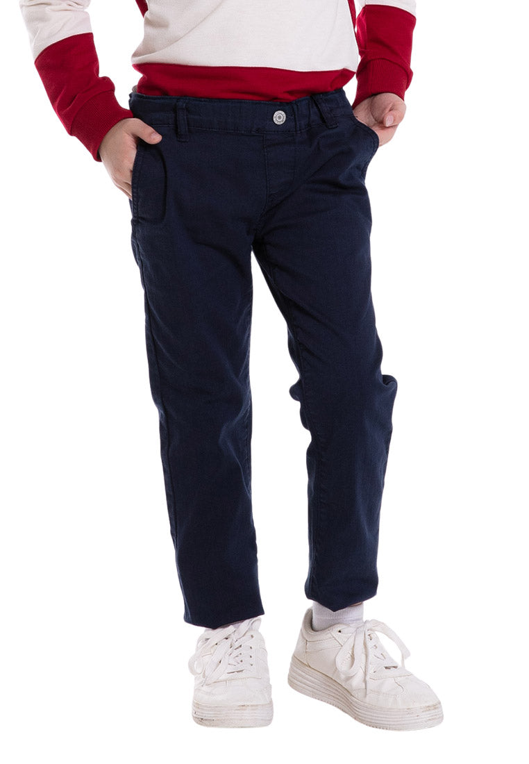 Forest Kids Boy Woven Stretchable Waistband Long Pants | Seluar Panjang Budak Lelaki - FK10037