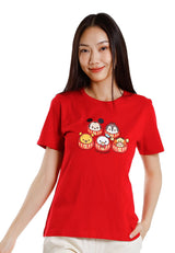 Forest x Disney Tsum Tsum Cotton Round Neck CNY Tee Ladies  - FW820111