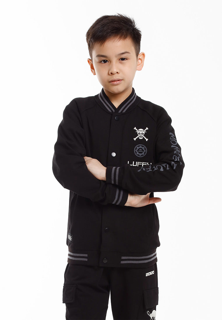 Forest Jacket/Seluar Budak Lelaki | Forest x One Piece Air Cotton Kids Long Pants/Baseball Jacket - FOK10001/FOK30000