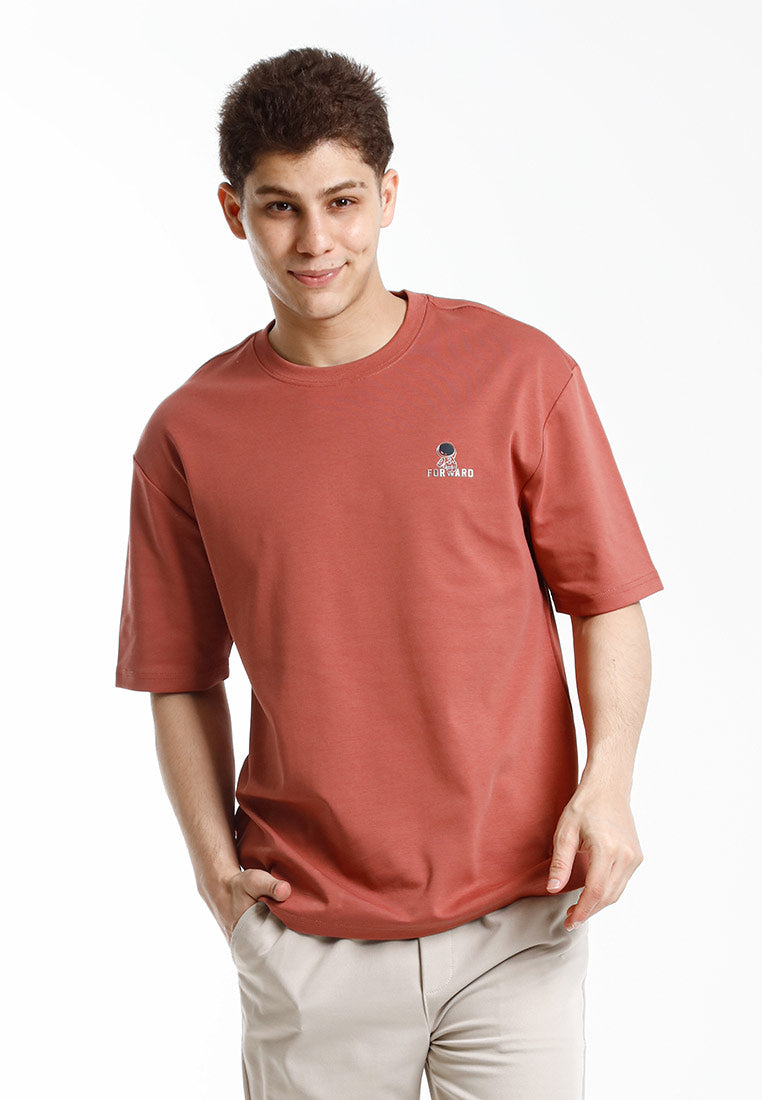 Forest Baju T Shirt Lelaki | Forest Premium Cotton 260gsm Interlock Cotton Oversized Tee - 24046