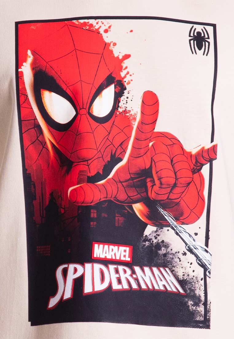 Forest x Marvel Spiderman Premium Weight Air-Cotton Oversized Round Neck Tee Family Tee Men / Kids  - FA20005 / FAK20005