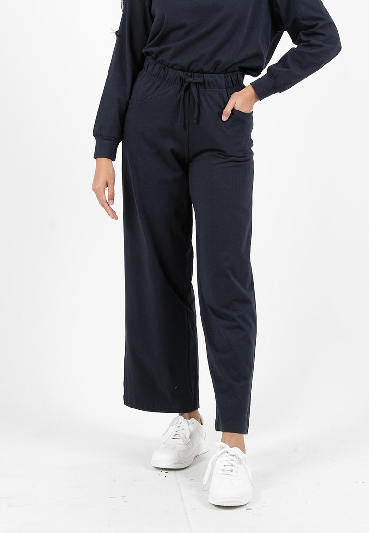 Forest Ladies Premium Cotton Loose Fit Long Sleeve Tee / Long Pants Comfy Lounge Wear - 822342 / 810485