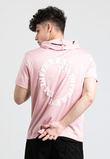 Forest Short Sleeve Oversize Printed Hoodie Men Sweatshirt  - 23910
