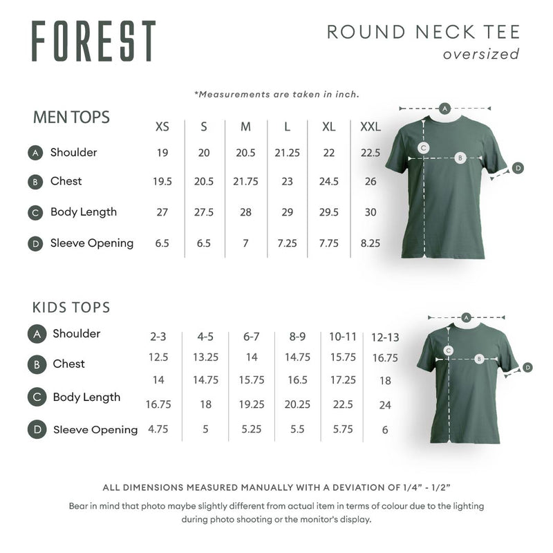 Forest T Shirt Lelaki/Budak | Forest x Disney Zootopia 2 Premium Cotton Oversized Men / Kids Tee - FW20153 /FWK20153