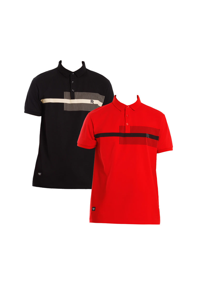 Forest Baju T Shirt Lelaki | Soft-touch Stretchable Cotton 200gsm Slim Fit Polo Tee Shirt Men  - 23990