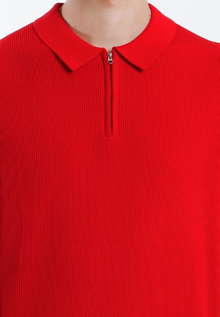 Alain Delon Tshirt Lelaki Lengan Pendek | Alain Delon Knits Polo Shirt Short Sleeve - 16025007