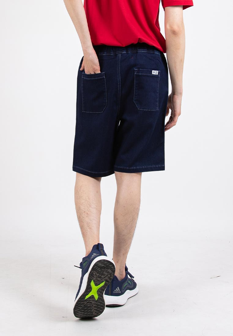Forest Elastic Waist Stretchable Jeans Bermuda Shorts Denim Short Pants Men | Seluar Pendek Lelaki - 665087