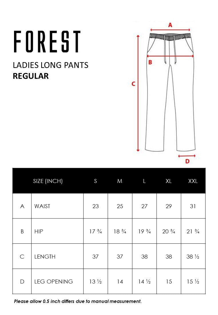 Forest Ladies Modal Soft Jogger Pants Women Casual Plain Long Pants | Seluar Perempuan Panjang - 810536