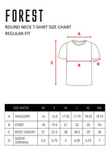 Forest Regular Fit Graphic Tee Crew Neck Short Sleeve T Shirt Men | Regular Fit T Shirt Men - 23912