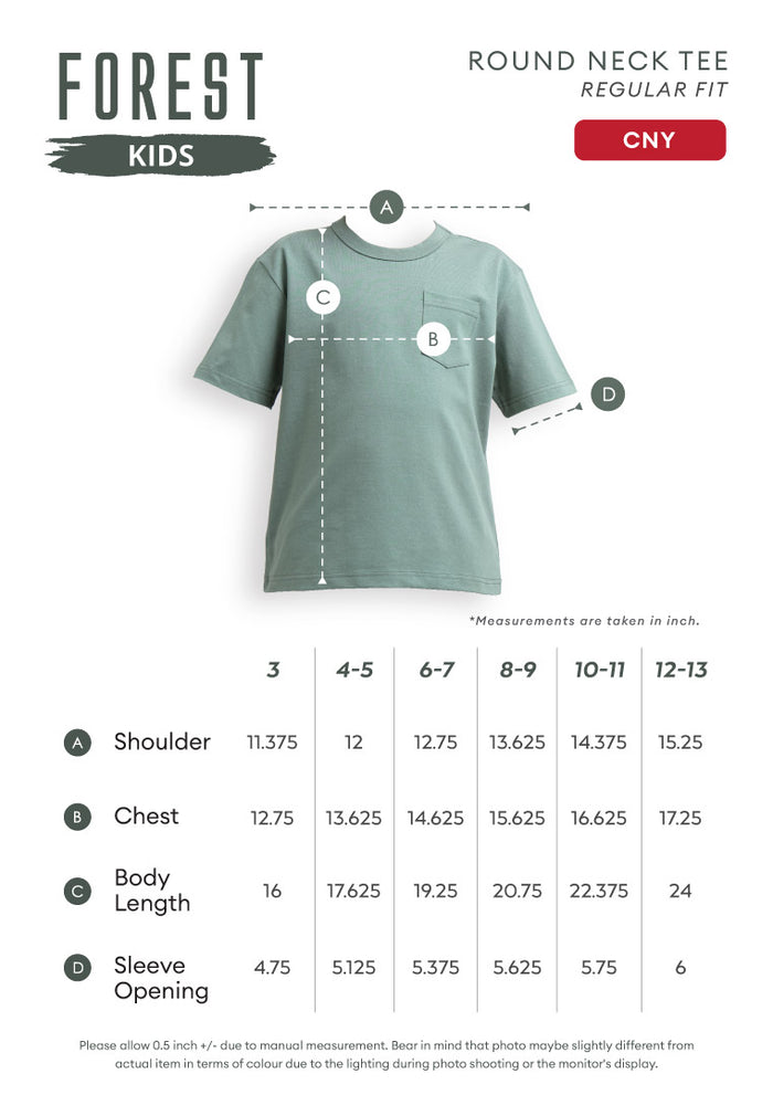 Forest X Garfield CNY Dragon Round Neck Family Tee Men Ladies