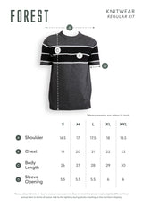 Forest Fancy Knitted Round Neck T Shirts Men Sweater Men Knitwear | Baju Sweater Lelaki Knitwear - 621350