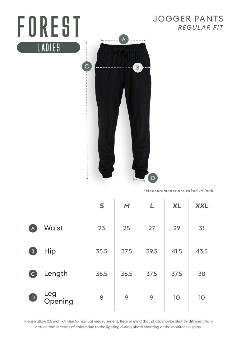 Forest Ladies Modal Soft Jogger Pants Women Casual Plain Long Pants | Seluar Perempuan Panjang - 810535