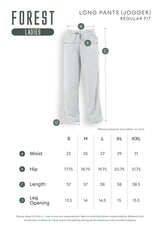 Forest Ladies Modal Soft Jogger Pants Women Casual Plain Long Pants | Seluar Perempuan Panjang - 810536