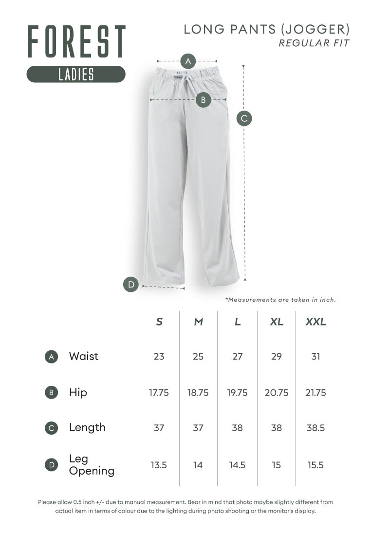 Forest Ladies Modal Soft Jogger Pants Women Casual Plain Long Pants | Seluar Perempuan Panjang - 810536