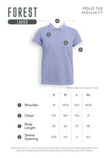 Forest Ladies Heavy Weight Premium Cotton Polo Tee Interlock Knitted Polo T Shirt | Baju T Shirt Perempuan - 822325