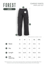 Forest Ladies Cotton Twill Elastic Waisted Cargo Pants Women Long Pants | Seluar Panjang Perempuan - 810492