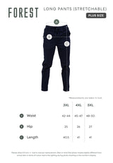 Forest Plus Size 100% Cotton Twill Cargo Pants Men Long Pants Trousers | Seluar Lelaki Panjang Cargo - PL10757