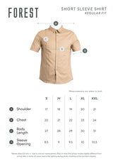 Forest Denim Plain Short Sleeve Men Shirt | Baju Kemeja Lelaki - 621353