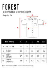 Forest Woven Denim Full Print Short Sleeve Men Shirt | Baju Kemeja Lelaki - 621352