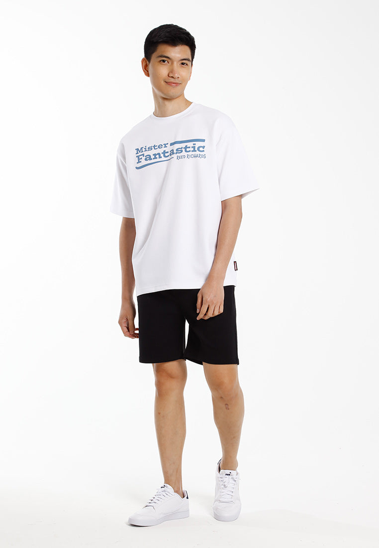 Forest Baju T Shirt Lelaki | Forest x Marvel Fantastic 4 Air-Cotton Oversized Heavy Weight Mens Tee - FA20021