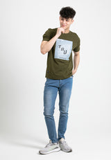 Forest Regular Fit Graphic Tee Crew Neck Short Sleeve T Shirt Men | Regular Fit T Shirt Men - 23912