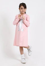 Forest x Disney 100 Years of Wonder Disney Minnie Foiled Long Sleeve Hoodies Kids Dress Family Tee | FWK885035