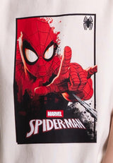 Forest x Marvel Spiderman Premium Weight Air-Cotton Oversized Round Neck Tee Family Tee Men / Kids  - FA20005 / FAK20005