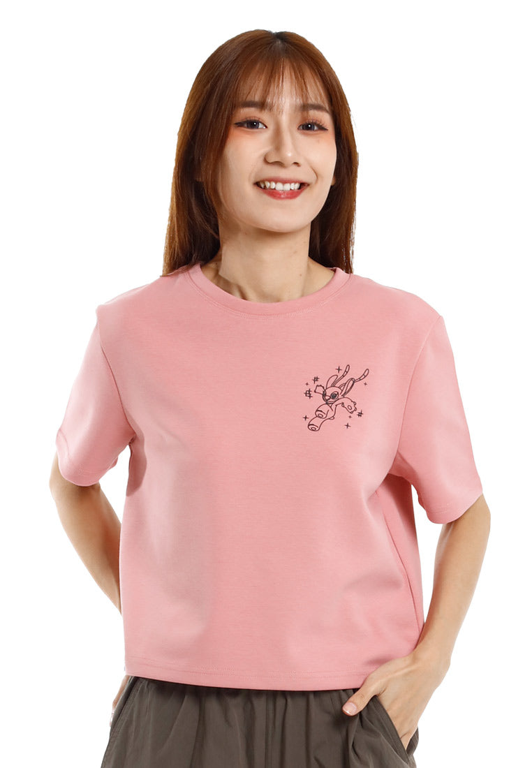Forest x Disney Stitch Premium Cotton Round Neck Tee Family Tee Ladies / Kids - FW820144 / FWK820144