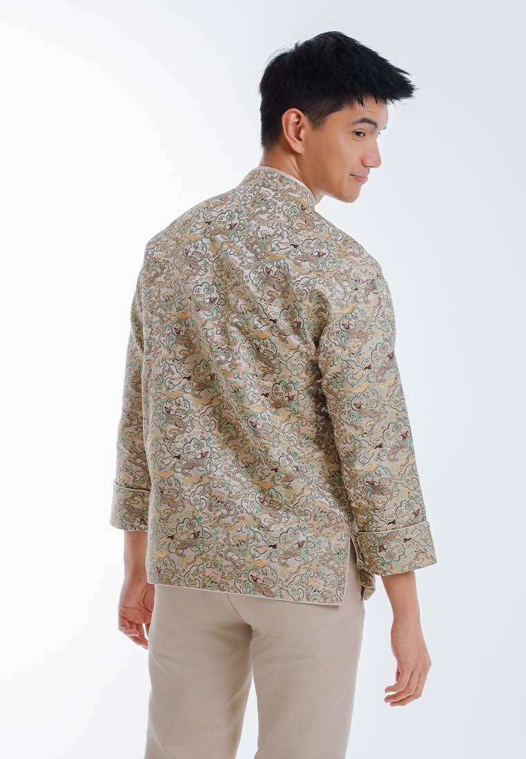 Byford CNY Tang Fu Lelaki | Byford Mens Tang Fu Jacquard Long Sleeve - 3526902Z