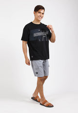 Forest Premium Cotton Boxy Cut Trending Crew Neck Oversized Tee | Oversized T Shirt Lelaki - 621320