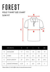 Forest Stretchable Soft Cotton Polo T Shirt Men Slim Fit Collar Tee | Baju T Shirt Lelaki - 23813