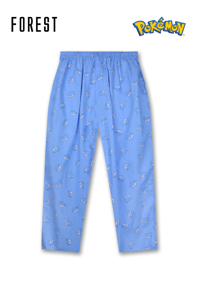 (1 Pc) Pokémon Unisex Woven Cotton Long Pants Pyjamas Selected Colours - PPU1036L