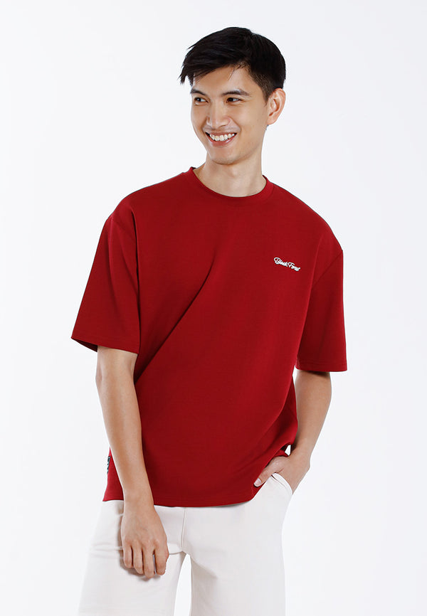 Forest T-Shirt Lelaki | Forest Oversized Premium Weight Cotton Oversized Tee Crew Neck Short Sleeve T Shirt Men - 621426