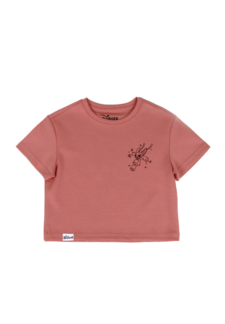 Forest x Disney Stitch Premium Cotton Round Neck Tee Family Tee Ladies / Kids - FW820144 / FWK820144