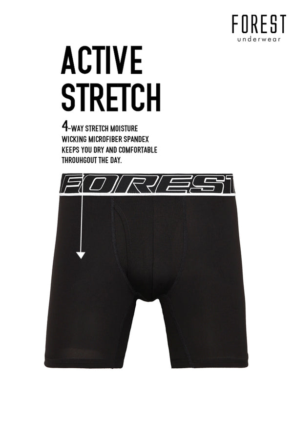 (1 Pc) Forest Mens Microfibre Spandex Shorty/Boxer/Long Brief  - OUF0005S/OUF0006BB/OUF0007LB