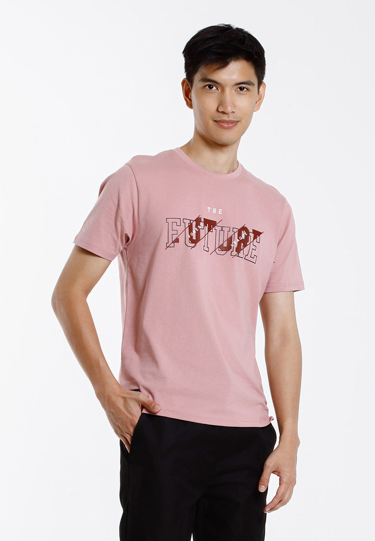 Forest T-Shirt Lelaki | Forest Regular Fit Graphic Tee Crew Neck Short Sleeve T Shirt Men - 24010