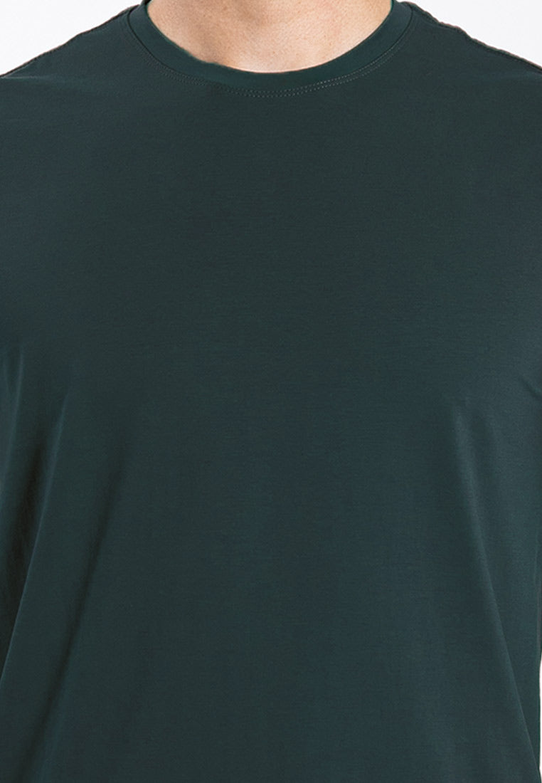 Forest Plus Size Premium Soft-Touch Cotton Slim Fit Plain Tee T Shirt Men - PL23791