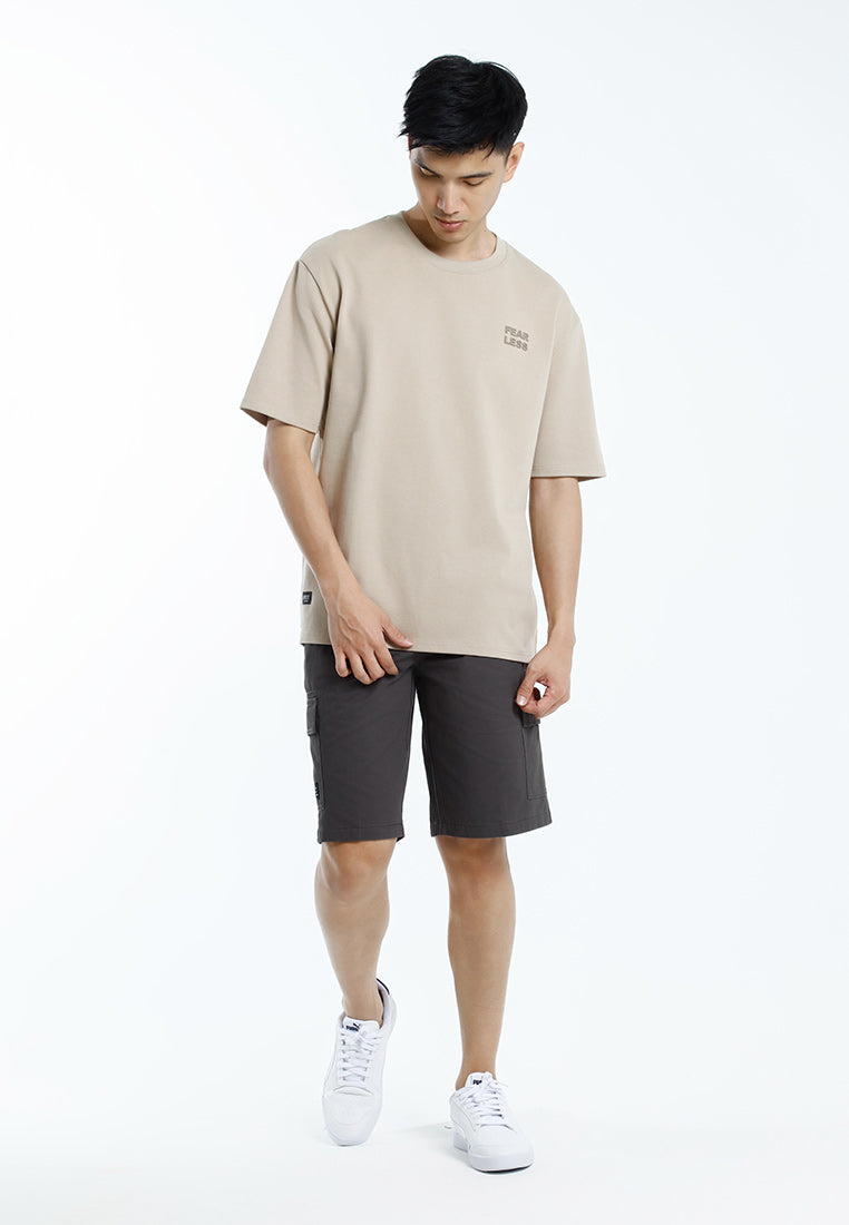 Forest T Shirt Lelaki | Forest Oversized Heavy Weight 380gsm Dual-ply Cotton Yarn Short Sleeve T Shirt Men - 24089