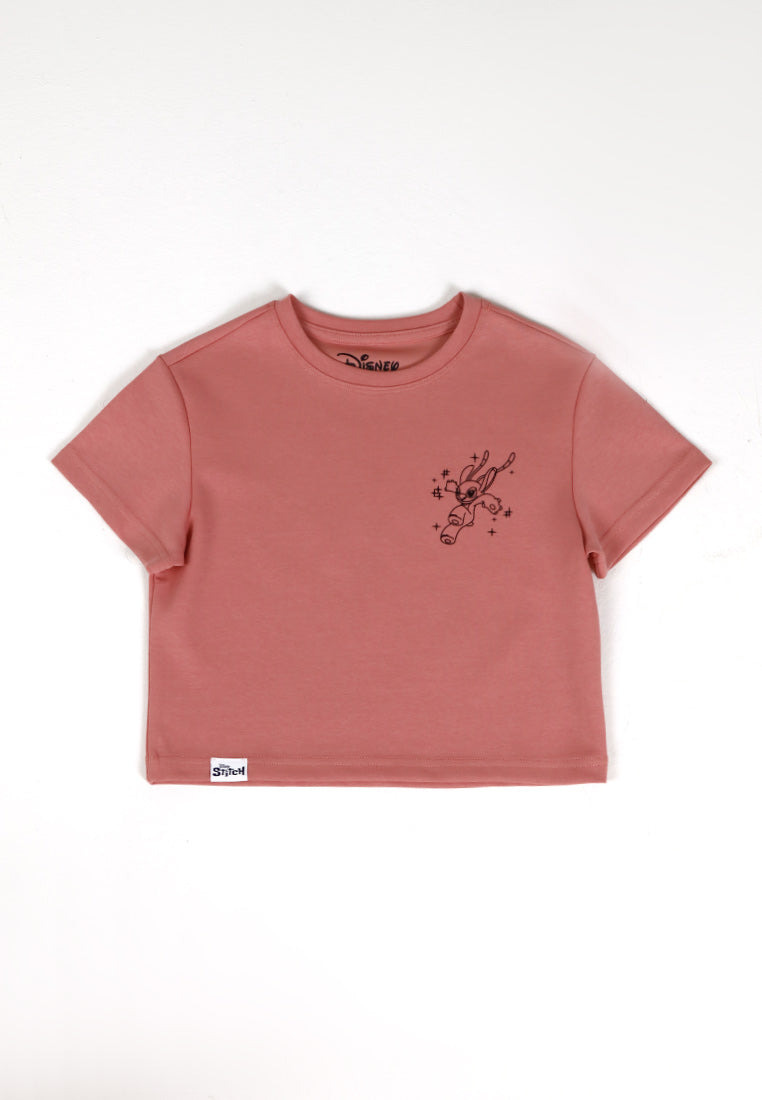 Forest x Disney Stitch Premium Cotton Round Neck Tee Family Tee Ladies / Kids - FW820144 / FWK820144