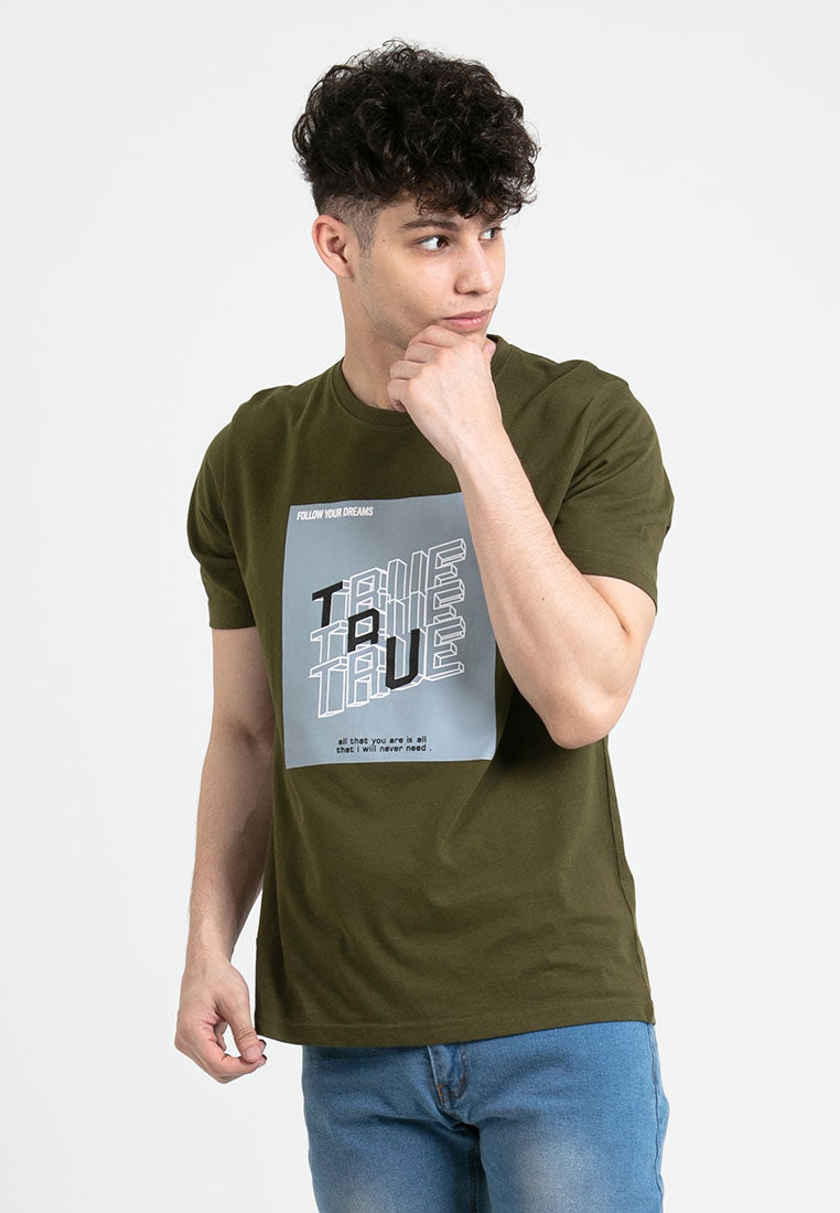 Forest Regular Fit Graphic Tee Crew Neck Short Sleeve T Shirt Men | Regular Fit T Shirt Men - 23912