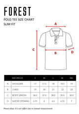 Forest Premium Weight Cotton Stretchable Polo T Shirt Men Slim Fit Collar Tee | Baju T Shirt Lelaki - 621362