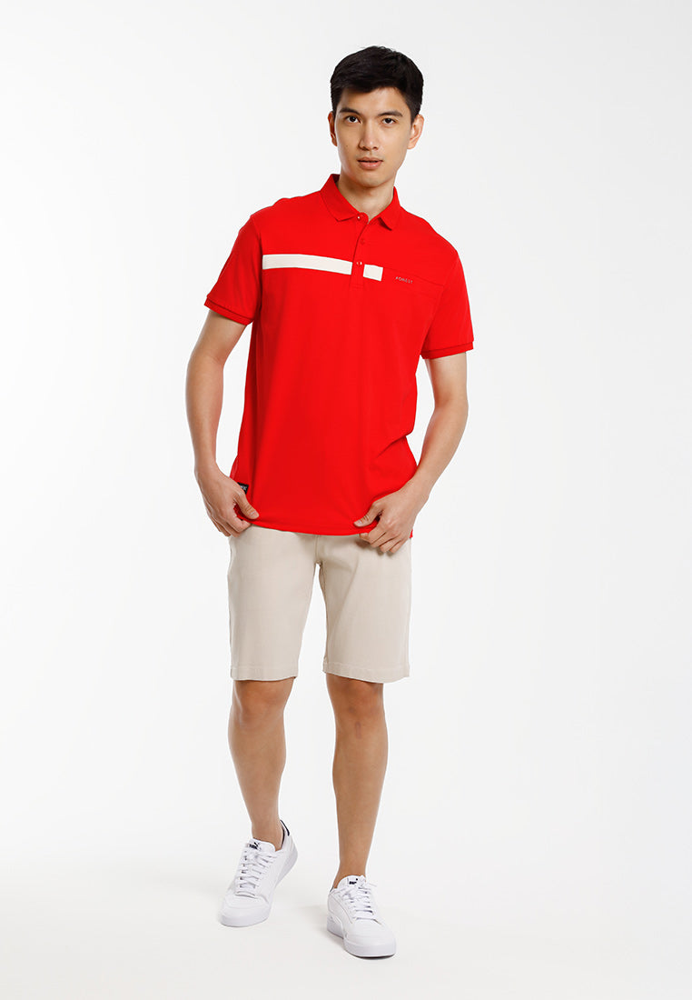 Forest T-Shirt Lelaki | Forest Soft-touch Cotton Interlock Polo T Shirt Men Slim Fit Collar Tee - 24000