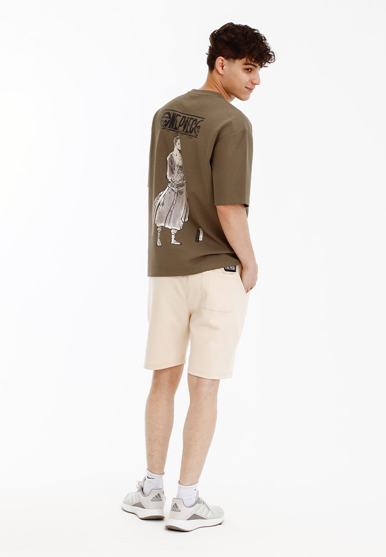 Forest Baju T shirt/Seluar Lelaki | Forest x One Piece Zoro Premium Air-Cotton Oversized Mens Tee/Pants - FO20009/FO65000