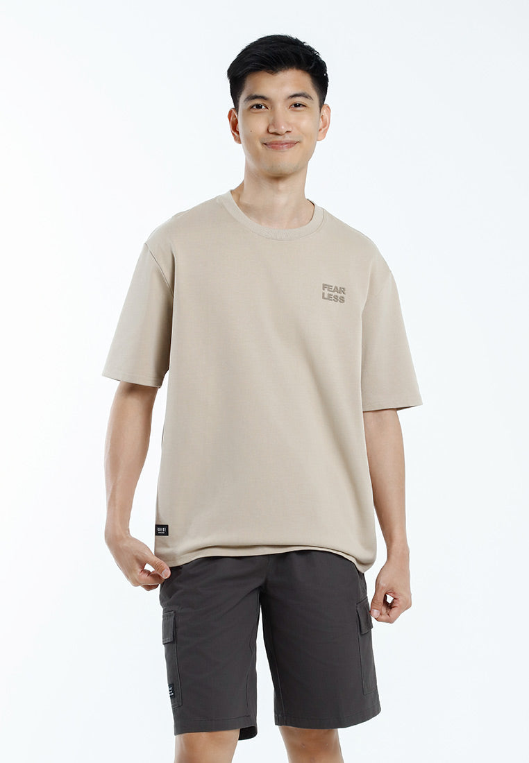 Forest T Shirt Lelaki | Forest Oversized Heavy Weight 380gsm Dual-ply Cotton Yarn Short Sleeve T Shirt Men - 24089