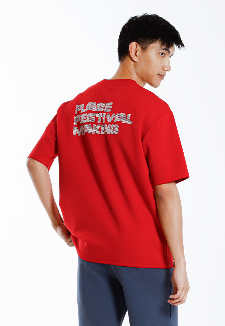 Forest T-Shirt Lelaki | Forest Oversized Premium Weight Cotton Oversized Tee Men - 23970