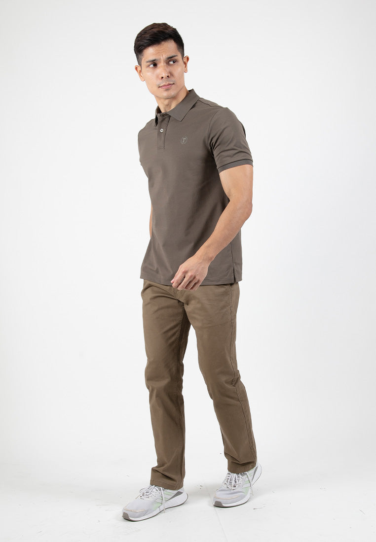 Forest DRI-FIT Plain Polo T Shirt Men Polo Tee | Baju T Shirt Lelaki - 23768