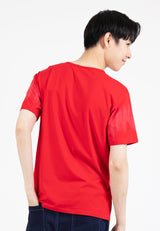 Forest Stretchable Cotton 3D Fonts Effects Round Neck Tee Men | Baju T Shirt Lelaki - 23869